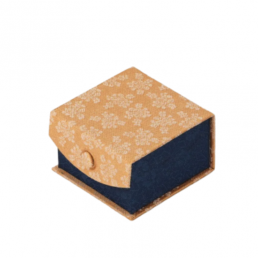 Earrings  Box    (Cream/Blue /Cream  ，  RBA /RBA/PP)